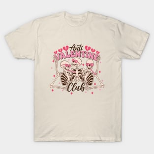 Anti Valentine Club Skeleton T-Shirt